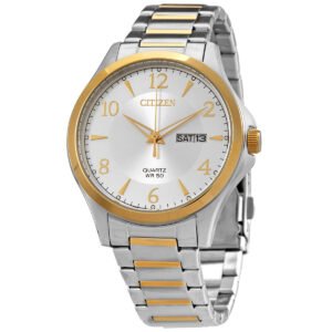 CITIZEN Quartz Silver Dial Two-tone Men's Watch BF2005-54A