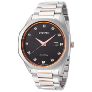 Corso 41mm Black Dial Men's Solar Powered Quartz Eco-Drive Watch BM7496-56G