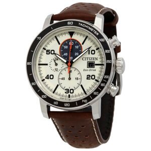 CITIZEN Brycen Chronograph Light Brown Dial Men's Watch CA0649-06X