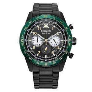 CITIZEN Weekender Sport Chronograph Black Dial Men's Watch CA4555-81E