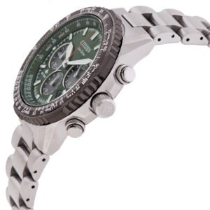 CITIZEN Promaster Navihawk Chronograph Khaki Green Dial Men's Watch CA4664-60W