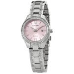 Crystal Pink Dial Ladies Watch FE1230-51X - luxury watch