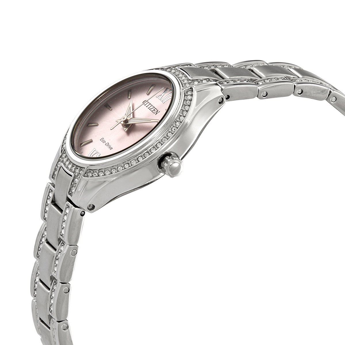 Crystal Pink Dial Ladies Watch FE1230-51X - luxury watch