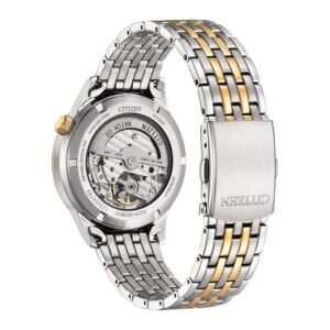 CITIZEN Mechanical Automatic Grey Open Heart Dial Men's Watch NH9136-88H