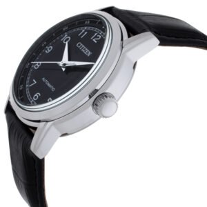 CITIZEN Mechanical Automatic Black Dial Men's Watch NJ0210-05E