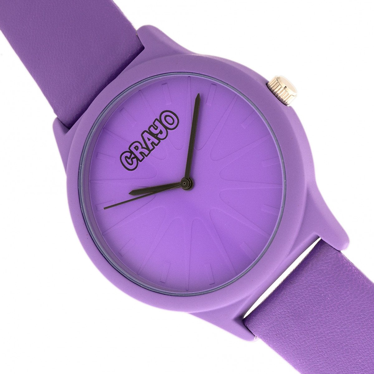 Crayo Splat Quartz Purple Dial Watch CRACR5307 - Image 3