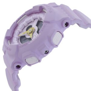 Casio Baby-G World Time Quartz Analog-Digital Purple Dial Ladies Watch BA-110AH-6ADR