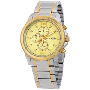 Citizen Chronograph Gold Dial Men's Watch AN3554-54P
