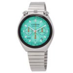 Citizen Chronograph Quartz Green Dial Men's Watch AN3660-73X