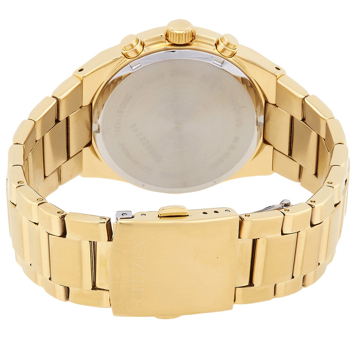 Citizen Chronograph Quartz Gold Dial Men's Watch AN8172-53P - Image 3