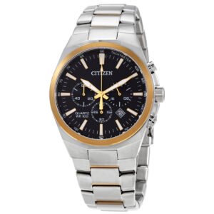 Citizen Chronograph Quartz Black Dial Men's Watch AN8174-58E