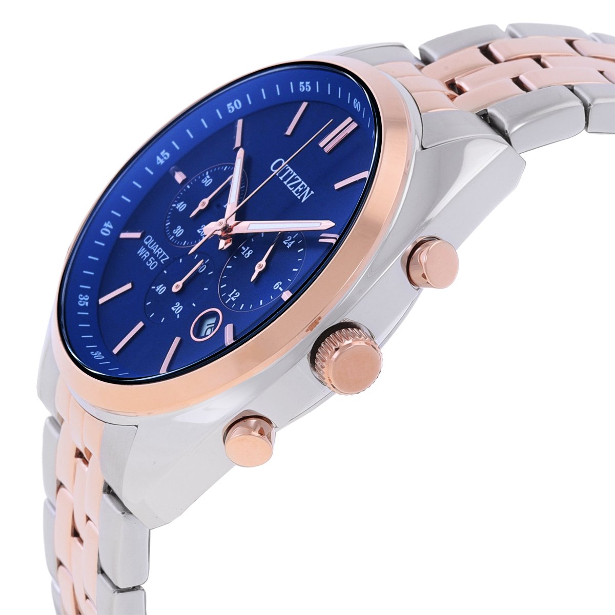 Citizen Chronograph Quartz Blue Dial Men's Watch AN8216-50L - Image 2
