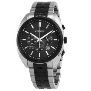 Citizen Chronograph Quartz Black Dial Men's Watch AN8218-54E