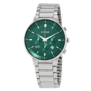 Citizen Chronograph Quartz Green Dial Men's Watch AN8220-52X