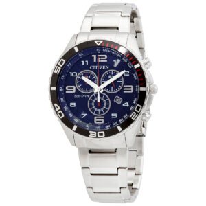 Citizen Eco-Drive Chronograph Blue Dial Men's Watch AT2121-50L