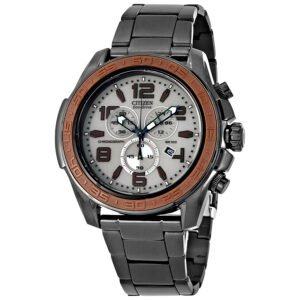 Citizen BRT Chronograph Charcoal Dial Men's Watch AT2278-58H
