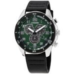 Citizen AR Chronograph Green Dial Men's Watch AT2441-08X