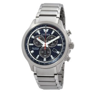 Citizen Weekender Chronograph Quartz Blue Dial Men's Watch AT2471-58L