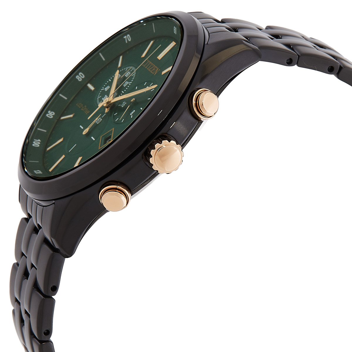 Citizen Chronograph GMT Green Dial Men's Watch AT2576-50X - Image 2