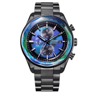 Citizen Attesa Special Edition Perpetual Alarm World Time Chronograph GMT Men's Watch AT8314-53L