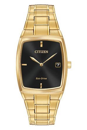 Citizen Eco-Drive Black Dial Stainless Steel Men's Watch AU1072-52E