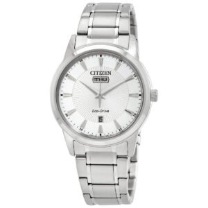 Citizen Eco-Drive Silver Dial Men's Watch AW0100-86A