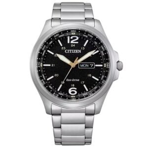 Citizen Eco-Drive Black Dial Men's Watch AW0110-58E