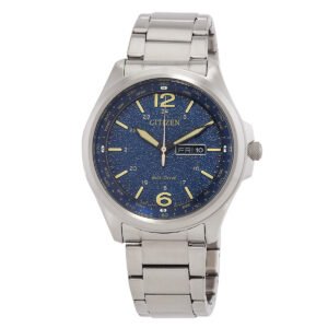 Citizen Eco-Drive Classic Blue Dial Men's Watch AW0110-58L