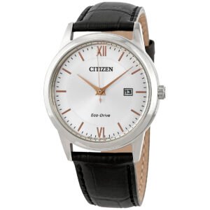 Citizen Eco-Drive Silver Dial Stainless Steel Men's Watch AW1236-11A