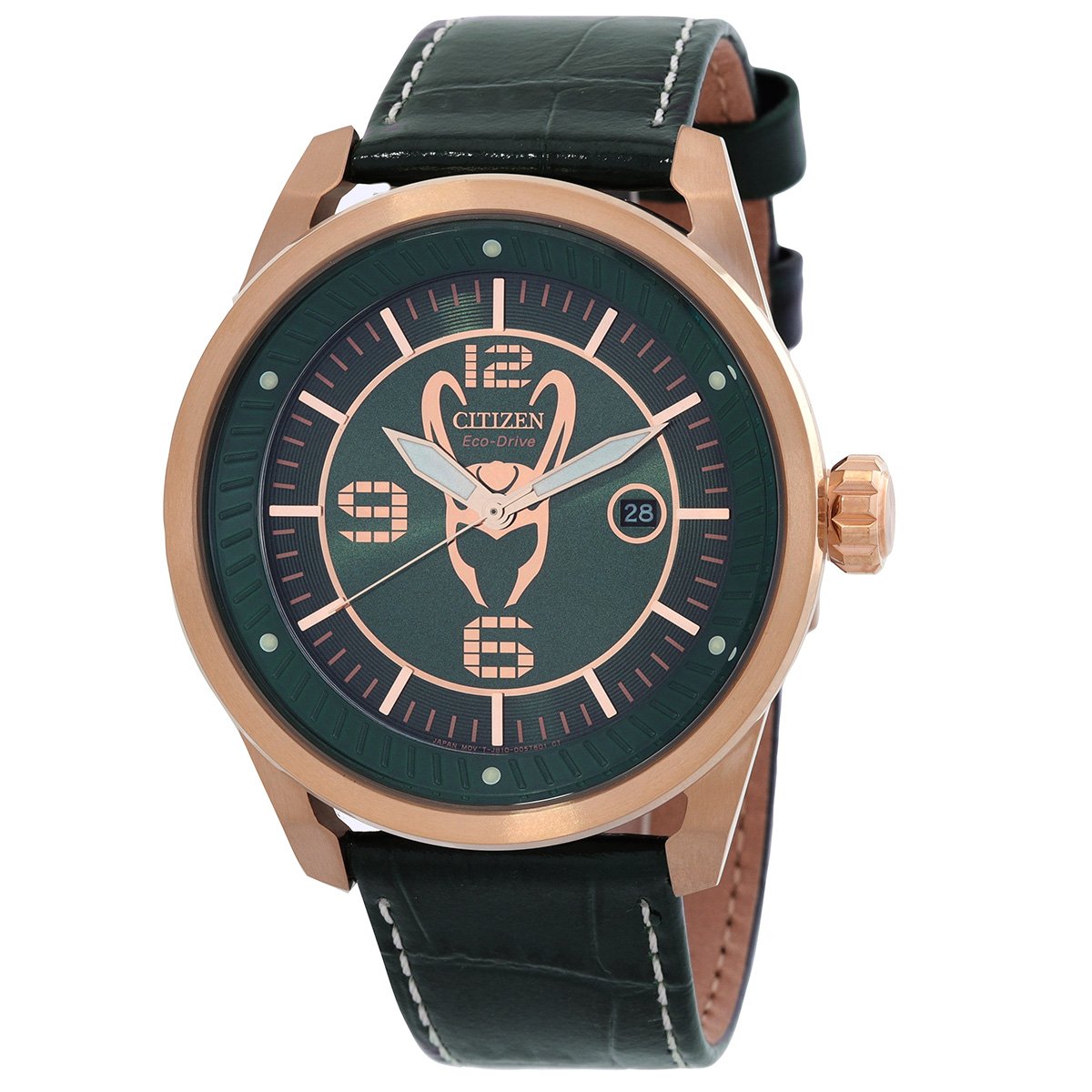 Citizen Loki Marvel Green Dial Men's Watch AW1363-06W