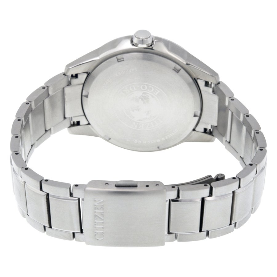 Citizen TI + IP Eco-Drive Silver Dial Men's Watch AW1490-50A - Image 3