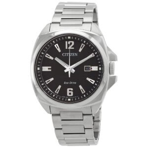Citizen Endicott Eco-Drive Black Dial Men's Watch AW1720-51E
