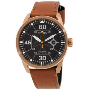 Citizen Avion Eco-Drive Black Dial Men's Watch AW1733-09E
