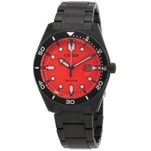 Citizen Eco-Drive Red Dial Men's Watch AW1765-88X