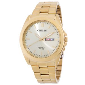 Citizen Quartz Gold Dial Men's Watch BF0583-59P