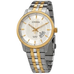 Citizen Quartz Silver Dial Two-tone Men's Watch BI1054-80A