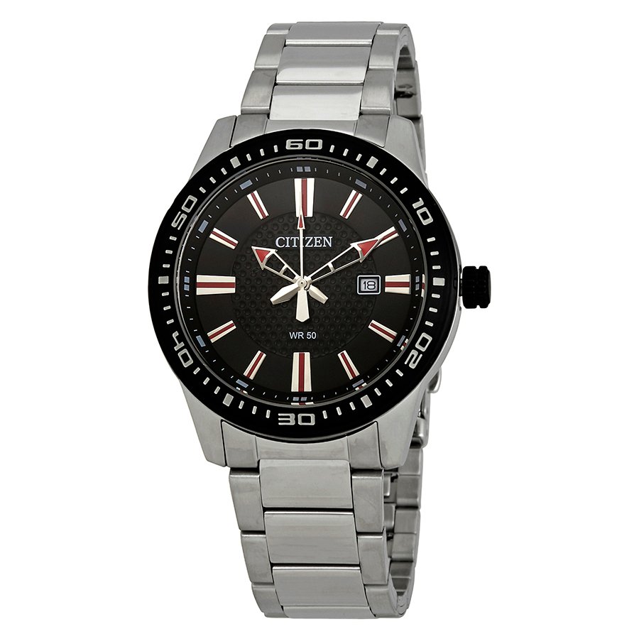 Citizen Quartz Black Dial Men's Watch BI1061-50E