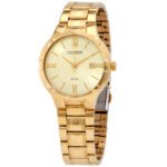 Citizen Quartz Champagne Dial Yellow Gold-tone Men's Watch BI5022-50P