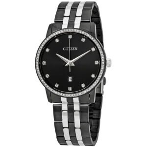 Citizen Crystal Black Dial Men's Watch BI5037-52E
