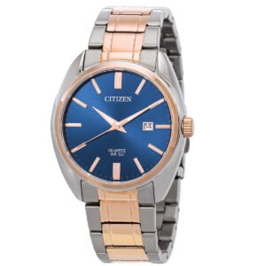 Citizen Quartz Blue Dial Two-tone Men's Watch BI5104-57L