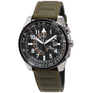 Citizen Eco-Drive Promaster Nighthawk Black Dial Men's Watch BJ7138-04E