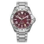 Citizen Promaster Land GMT Eco-Drive Red Dial Men's Watch BJ7150-50W