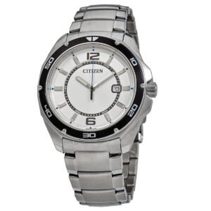 Citizen White Dial Quartz Men's Watch BK2520-53A