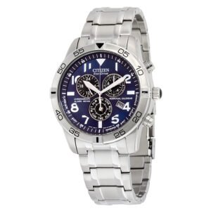 Citizen Perpetual Calendar Eco-Drive Chronograph Blue Dial Men's Watch BL5470-57L