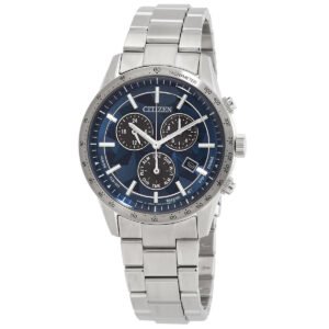 Citizen Eco-Drive Perpetual Chronograph Blue Dial Men's Watch BL5590-55L