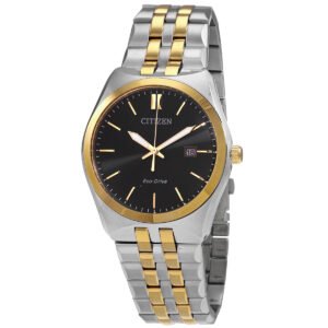 Citizen Corso Black Dial Two-tone Men's Watch BM7334-58E