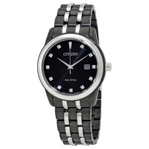 Citizen Corso Eco-Drive Black Diamond Dial Men's Watch BM7348-53E