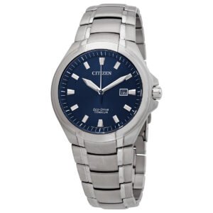 Citizen Eco-Drive Super Titanium Blue Dial Men's Watch BM7430-89L