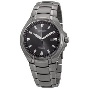 Citizen Paradigm Eco-Drive Grey Dial Titanium Men's Watch BM7431-51E
