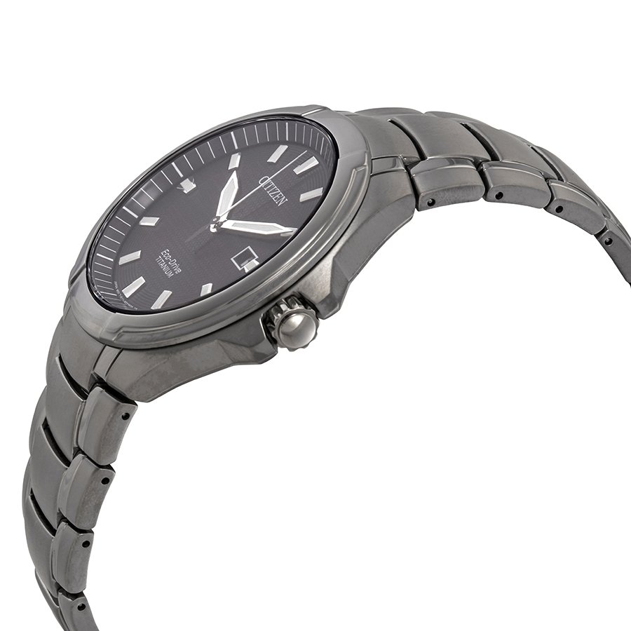 Citizen Paradigm Eco-Drive Grey Dial Titanium Men's Watch BM7431-51E - Image 2